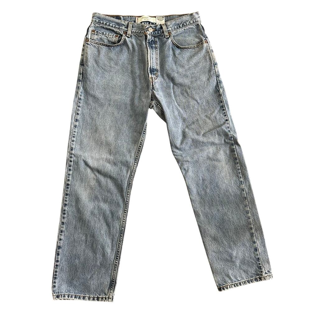 LEVIS 505 Regular Fit High Waisted Jeans Mens Womens 4891 33X30 EUC - Picture 2 of 9